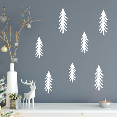 White Pine Trees Wall Decals